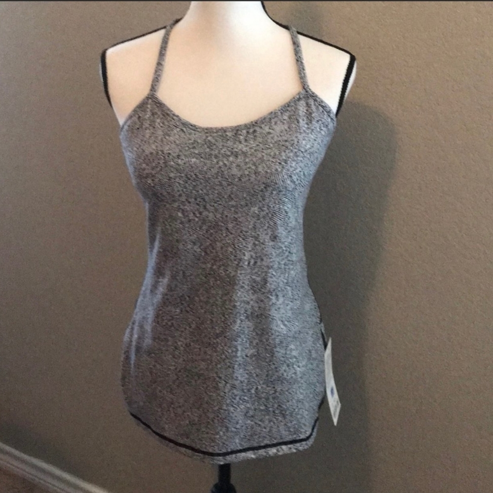 Lululemon Black and White Workout Tank